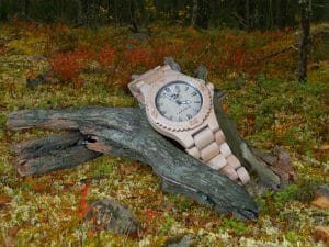 Lasanic Helsinki eco watch BAMBU rannekkeella