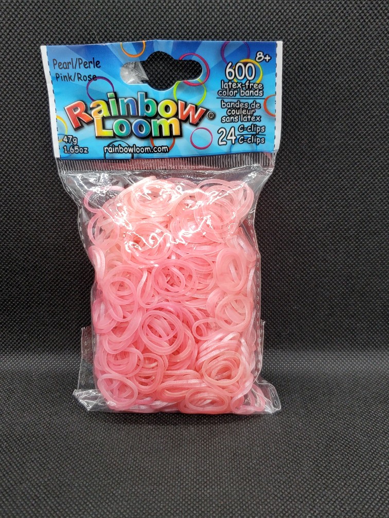 Rainbow Loom täyttöpakkaus Pearl Pink